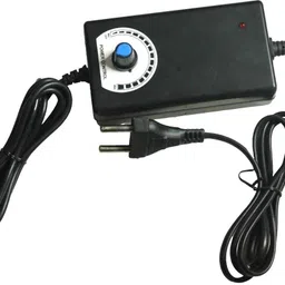enormity 1pcs AC-DC Adapter 2-12V 2A Motor Speed Controller with Adjustable Power Power Supply Electronic Hobby Kit image 3