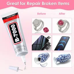 khodiyar creation Glass Beads B-7000 Glue Glue image 5