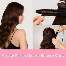 RiDiGo Fast Heatup, Hair Curling, Hair Styling,Salon-Grade Hair Curling Iron Electric Hair Curler image 2