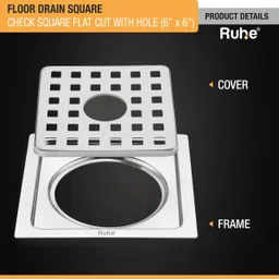 ruhe Floor Stainless Steel Push Down Strainer image 4