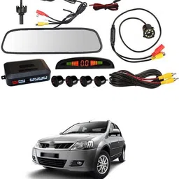 gonama LCD 4.3 Screen 4pc Car Parking Sensor Monitor Kit With Reverse Camera Sg113 LCD 4.3 Screen 4pc Car Parking Sensor Monitor Kit With Reverse Camera Sg113 Parking Sensor image 1