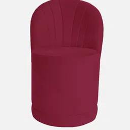 cozy home decor Bloom Suede Dining Chair in Red Colour image 4