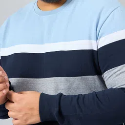 austivo Men Full Sleeve Striped Sweatshirt image 4