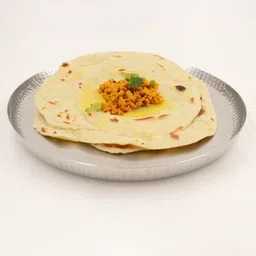 spilbox Stainless Steel Tiffin Plate|Serving Plate|Food Grade-Hammered RoundRibbed Plate Dinner Plate image 3