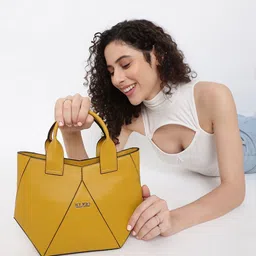 KLEIO Geometrical Shape Satchel Hand Bag-picture-12