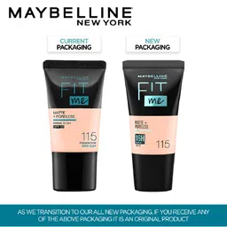 Maybelline New York 2Pcs Fit Me Matte+Poreless Foundation 18ml each - Ivory 115 image 2