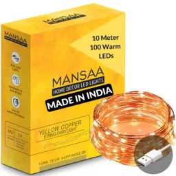 mansaa Warm White 10 Meter LED Festive String Light image 4