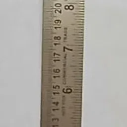 om ji store Stainless Steel Scale 30cm/12inches( Set of 2) Ruler image 2