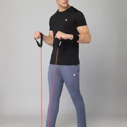 JACKDANZA Men Black T-shirt image 3