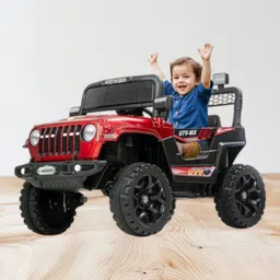 device of cap with magic stick 6699 RUBICAON RED Jeep Battery Operated Ride On-picture-16