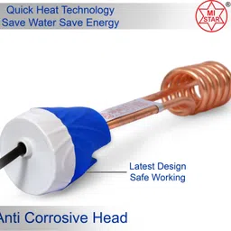 wrixty water proof blue copper 1000 1000 W Immersion Heater Rod image 4