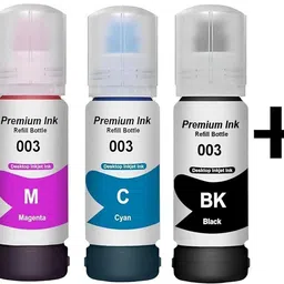 tequo 003 Refill Ink for Epson L3110,L3115,L3116,L3150,L1110,L3151,L3152,L3156 Printer Black Ink Toner image 1