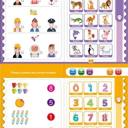 kiditos Intelligence Musical English Reading Learning Book, Interactive Education Toy image 5