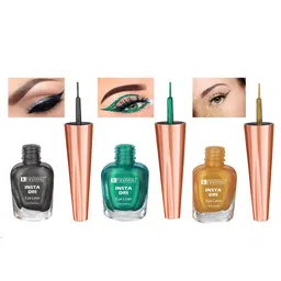 krayons Set of 3 Insta Dri Sparkling Waterproof Eye Liners - 7 ml Each image 2