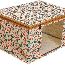 alam enterprises ZP-Sari Bag (Off White 1,6 Pcs) Cotton Laundry Bag image 2