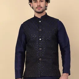 kraft india Embroidered Men Waistcoat image 1