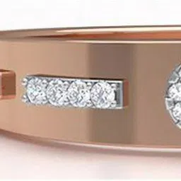 KISNA Diamond & Gold Ring for Men 18kt Diamond Yellow Gold ring image 3