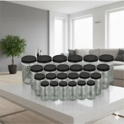 maxtid Plastic Airtight Storage 24 Piece Jar Storage Basket-picture-20