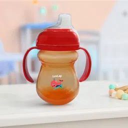luvlap Moby Little Baby Sipper/ Sippy Cup 240ml, Anti-Spill Soft Silicone Spout, 6m+,-picture-24