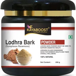 kayaboost Lodhra Bark Powder Organic, Lodh Pathani, Lodra Chhal Churna, Lodhara-picture-29