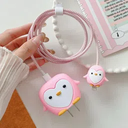 SHUVITRONICS Pink Penguin41 Cable Protector image 2