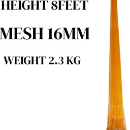 netking Cast Net Jhaki Jaal 8ft – 33ft Round Yellow Nylon Net | 16mm Mesh, Iron Sinkers Fishing Net image 3