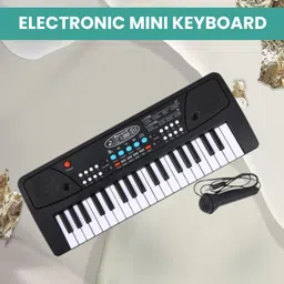 sacro (Piano Keyboard) with Mic/37 Keys 8Rhythms, 8Tones, Portable Electronic ToyE32 (Piano Keyboard) with Mic/37 Keys 8Rhythms, 8Tones, Portable Electronic ToyE32 Analog Portable Keyboard image 1