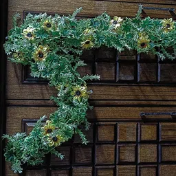 kingstyle impex Artificial Flowers Home Decoration Vine Creepers Plant Wall Hanging Chain 1826I Multicolor Sunflower Artificial Flower image 2