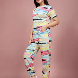 jk creation Printed Women Track Suit image 4