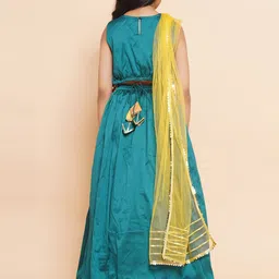 Modish Couture Girls Ready to Wear Silk Lehenga & Blouse With Dupatta image 5
