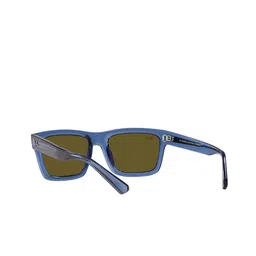 Ray-Ban Square Sunglasses With UV Protected Lens 8056597829182-TRANSPARENT DARK BLUE image 2
