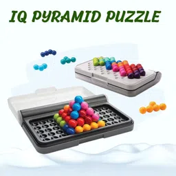 countrylink IQ Pyramid Puzzle 3D Brain Teaser Smart Travel Game with 120 Challenges for Kids-picture-11