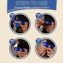 horianzo Adjustable Finger Splint Support fracture Finger Brace Corrector Support Grip Finger Support image 4