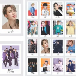 clickedin BTS Special Edition Lomocards 54 Cool Autograph Card With HD Different Pictures Paper Print image 5
