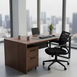 eurovesion Mid Back Mesh Office Arm Chair image 2