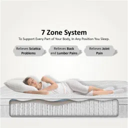 sleepspa Azure Orthopedic With HerbFresh Technology 8 Inch Pocketed Spring & HR Foam King Size Mattress image 5