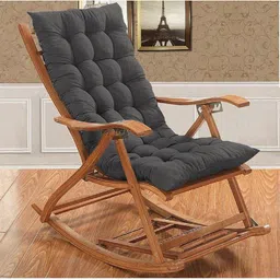daddy cool Rocking Chair Cushion Polyester Fibre Solid Chair Pad Pack of 1-picture-28