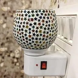 Electric Kapoor Dani Stand for Dhup Incense Burner/Smart Ceramic Kapoor Dani Ceramic 1 - Cup Candle Holder-image-1