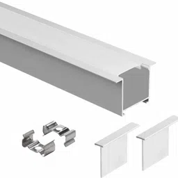 abaj Conciled 1 Meter Profile Channels Without LED Straight Linear (25x25mm) 0 W 1 cm Tube Light-picture-11