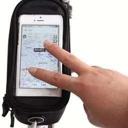 gymisa Bicycle mobile phone Bag Waterproof Front Frame Sensitive Touch Screen Bicycle Phone Holder image 5
