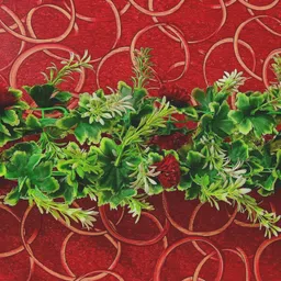 kingstyle impex Artificial Flowers Home Decoration Vine Creepers Plant Wall Hanging Chain J632 Multicolor Rose Artificial Flower image 2