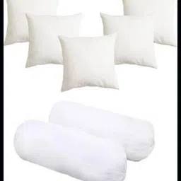 jai shri Microfibre Bolster Pack of 7 Solid 2 Bolester 5 Cushion-picture-15