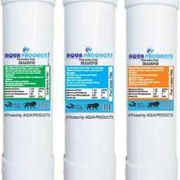 aqua product Solid Filter Cartridge Complete Service KIT+ 75/80 GPD Membrane Best Suited for REVIVA RO , +UV , ENHANCE RO, +UV , SMART, ELEGANT AND OTHER RO PURIFIER, DUO WP SYSTEM Solid Filter Cartridge image 4