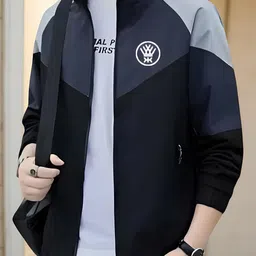 brightkrafts Men Colorblock Bomber Jacket-picture-11