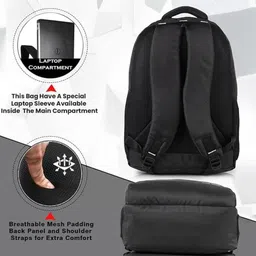 real maker Large 45 L Laptop Backpack Hacker Graphic Print Backpack | Stylish Laptop & School, Collage Bag for Boys image 4