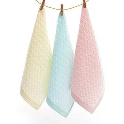 fashiol Baby Boy's and Baby Girl's Cotton Handkerchief Cum Nursing Towel Self Hanky (Size 10.5 x 10.5 inch) (Pack of 6) image 4