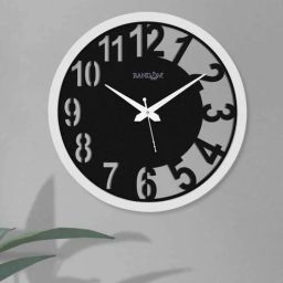 random White Plastic Big Modern Wall Clock-picture-40