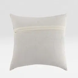 STITCHNEST Blue & Beige Set of 5 Geometric Square Cushion Covers image 3