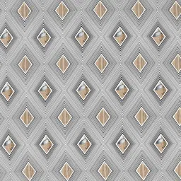 Aura Grey & Beige Printed 180 TC 2 Single Bedsheet with 2 Pillow Covers image 5