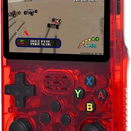 HG WORLD Retro Game R36s gaming console for Portable Style Pocket GameBox Handheld Gaming Consoles 3.5 IPS Screen Rechargeable Battery handheld console Hand video game 64 GB with 15000+Preinstall video game handheld,Best Gift All Ages Mario Game,GTA Vice City image 1
